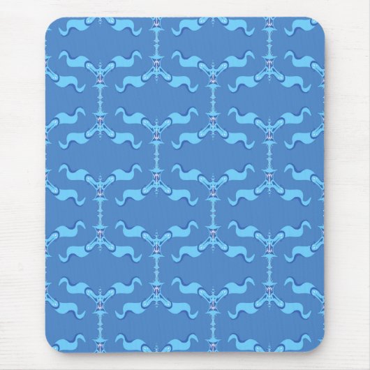 Ocean Waves & Ribbons Mousepad (Vorne)