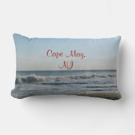 Ocean Waves & Sand Cape May, NJ Pillow Lendenkissen