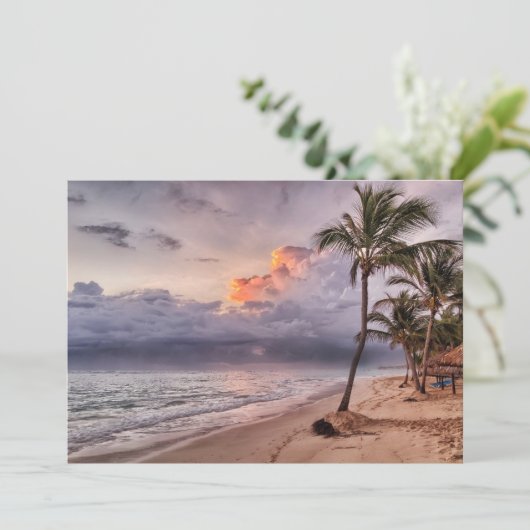 Ocean Waves Sandstrand Sunset (Stehend Vorderseite)