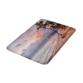 Ocean Waves Sandstrand Sunset Badematte (Schrägansicht)