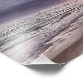 Ocean Waves Sandstrand Sunset Fotodruck (Ecke)
