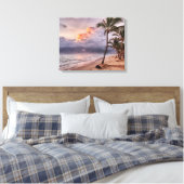 Ocean Waves Sandstrand Sunset Leinwanddruck (Insitu (Schlafzimmer))