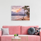 Ocean Waves Sandstrand Sunset Leinwanddruck (Insitu (Wohnzimmer))