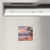 Ocean Waves Sandstrand Sunset Magnet (In Situ (Geschirrspüler))