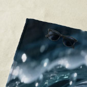 Ocean Waves & Sea Foam Beach Towel Strandtuch (Beispiel)