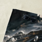 Ocean Waves & Sea Foam Beach Towel Strandtuch (Beispiel)