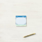 Ocean Waves Seashore Thema Post-it Klebezettel (Auf Schreibtisch)