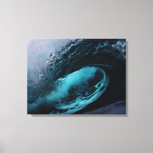 Ocean waves stretched canvas print leinwanddruck (Vorderseite)