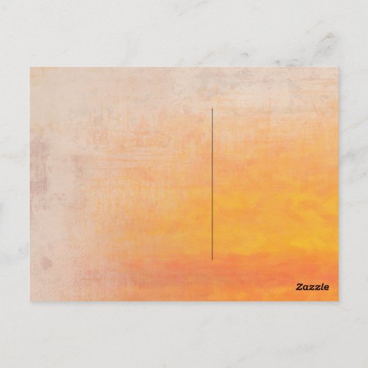 Ocean Waves Sunset Bible Scripting Psalms 1:1 Postkarte (Rückseite)