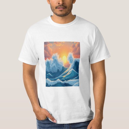 Ocean Waves T-Shirt (Vorderseite)