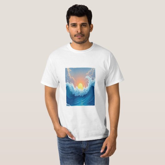 Ocean Waves T-Shirt (Vorne ganz)