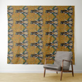 Ocean Waves Tapestry - Coastal Beach Room Aestheti Wandteppich (Beispiel (Horizontal))