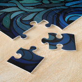 Ocean Waves verkettetes Glass Puzzle (Seite)