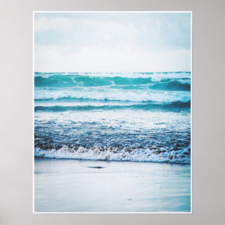Ocean Waves Version 3 Fotoplakatdruck Poster