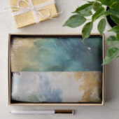 Ocean Waves Wassercolor Beach Decoupage Seidenpapier (Geschenk)