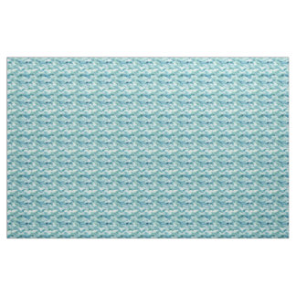 Ocean Waves Wasserfarbe moderne niedliche Muster Stoff
