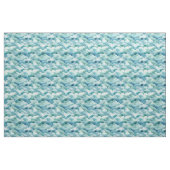 Ocean Waves Wasserfarbe moderne niedliche Muster Stoff (Fat Quarter (45,7 x 55,9 cm))