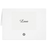 Ocean Waves Wedding danke Ihnen leere Karten (Rückseite Horizontal)