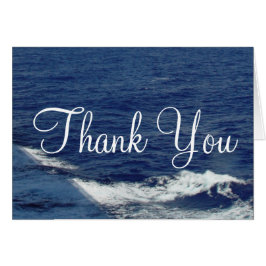 Ocean Waves Wedding danke Ihnen leere Karten