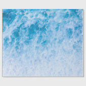 Ocean Waves Wrapping Paper Geschenkpapier (Flach)