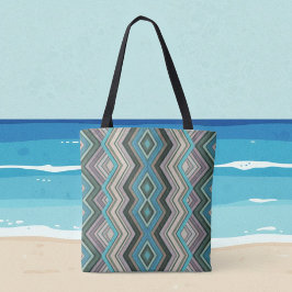 Ocean Waves Zig Zags & Stripes Tasche