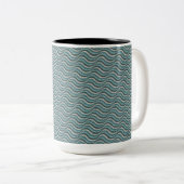 Ocean Waves Zweifarbige Tasse (VorderseiteRechts)