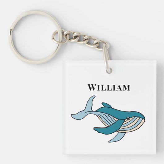 Ocean Whale Schlüsselanhänger (Vorderseite)