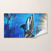 Ocean Whale Shark Riesenschwimmen Badhandtuch Set (Handtuch)