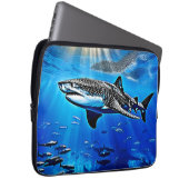 Ocean Whale Shark Riesenschwimmen Laptopschutzhülle (Vorne Rechts)