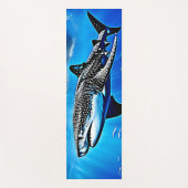 Ocean Whale Shark Riesenschwimmen Yogamatte (Vorderseite)