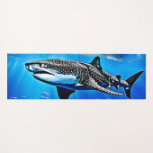 Ocean Whale Shark Riesenschwimmen Yogamatte (Vorderseite (Horizontal))