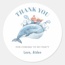 Ocean Whale Theme Party Danke