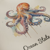Ocean Whimsy: farbiger Oktopus Tragetasche