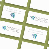 Ocean Whisper Manatee, custom Visitenkarte