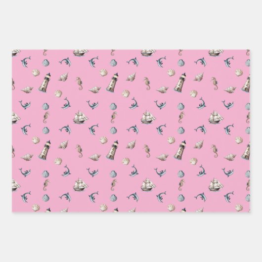 Ocean Whispers! Geschenkpapier Set (Vorderseite 3)