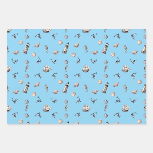 Ocean Whispers! Geschenkpapier Set (Vorderseite 2)