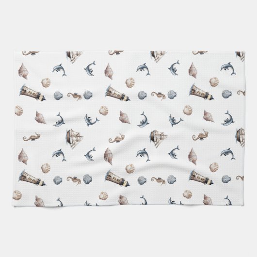 Ocean Whispers! Geschirrtuch (Horizontal)