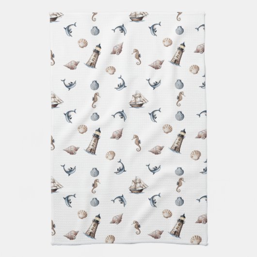 Ocean Whispers! Geschirrtuch (Vertikal)