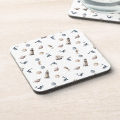 Ocean Whispers! Getränkeuntersetzer (Linke Seite)