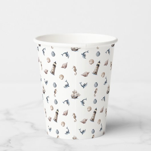 Ocean Whispers! Pappbecher (Rechts)