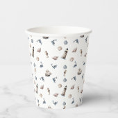 Ocean Whispers! Pappbecher (Vorderseite)