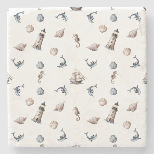 Ocean Whispers! Steinuntersetzer (Vorderseite)