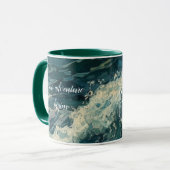 Ocean Whitecaps Malerei Tasse (Vorderseite Links)