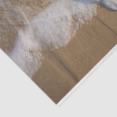 Ocean Whitewash auf Beach Tissue Paper Seidenpapier (Ausschnitt)