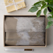 Ocean Whitewash auf Beach Tissue Paper Seidenpapier (Geschenk)