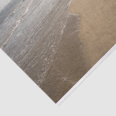 Ocean Whitewash auf Beach Tissue Paper Seidenpapier (Ausschnitt)