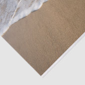 Ocean Whitewash auf Beach Tissue Paper Seidenpapier (Ausschnitt)