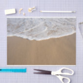 Ocean Whitewash auf Beach Tissue Paper Seidenpapier (Handwerk)