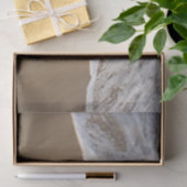 Ocean Whitewash auf Beach Tissue Paper Seidenpapier (Geschenk)