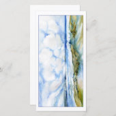 Ocean Wide 8x4 Flachkarte Dankeskarte (Vorne/Hinten)